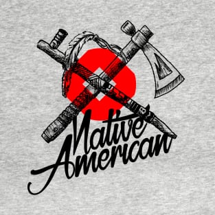 Native American / Tomahawk and pipe T-Shirt